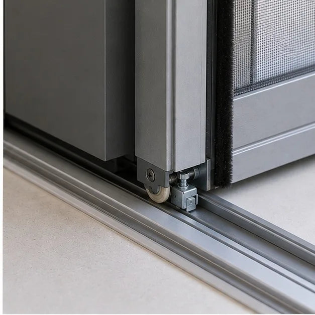 Sliding door roller repair
