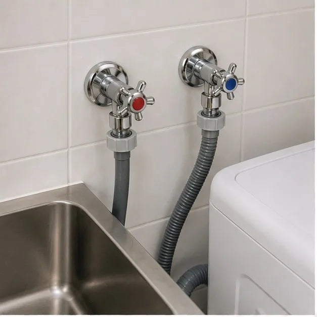 Laundry washing machine tap repair