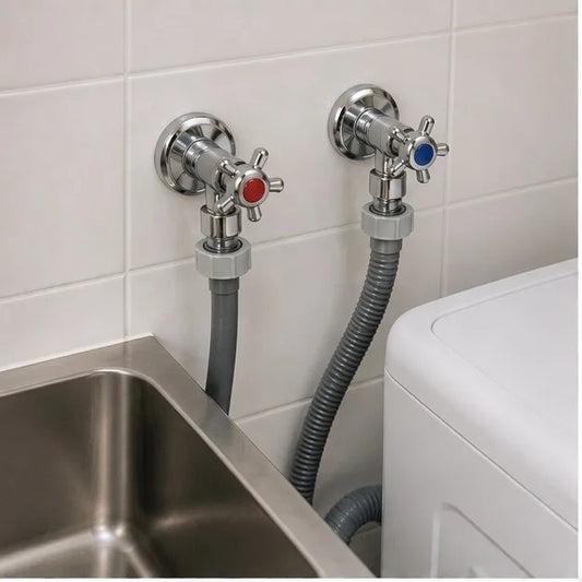 Laundry washing machine tap repair